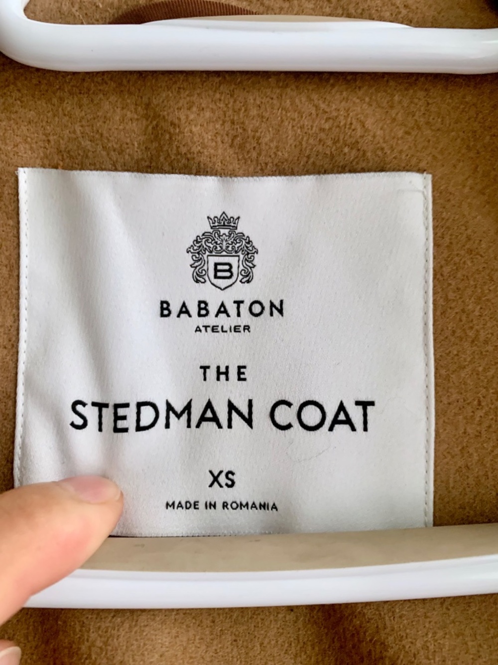 Babaton Stedman Virgin Wool Pea Coat Size XS - Picture 7 of 14